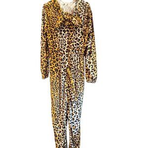 Wild Animal Leopard Adult Unisex Costume Cosplay Outfit , One Size, NWOT